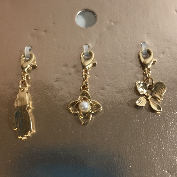 Free People Mix N Match charm necklace gold tone - Picture 4 of 7